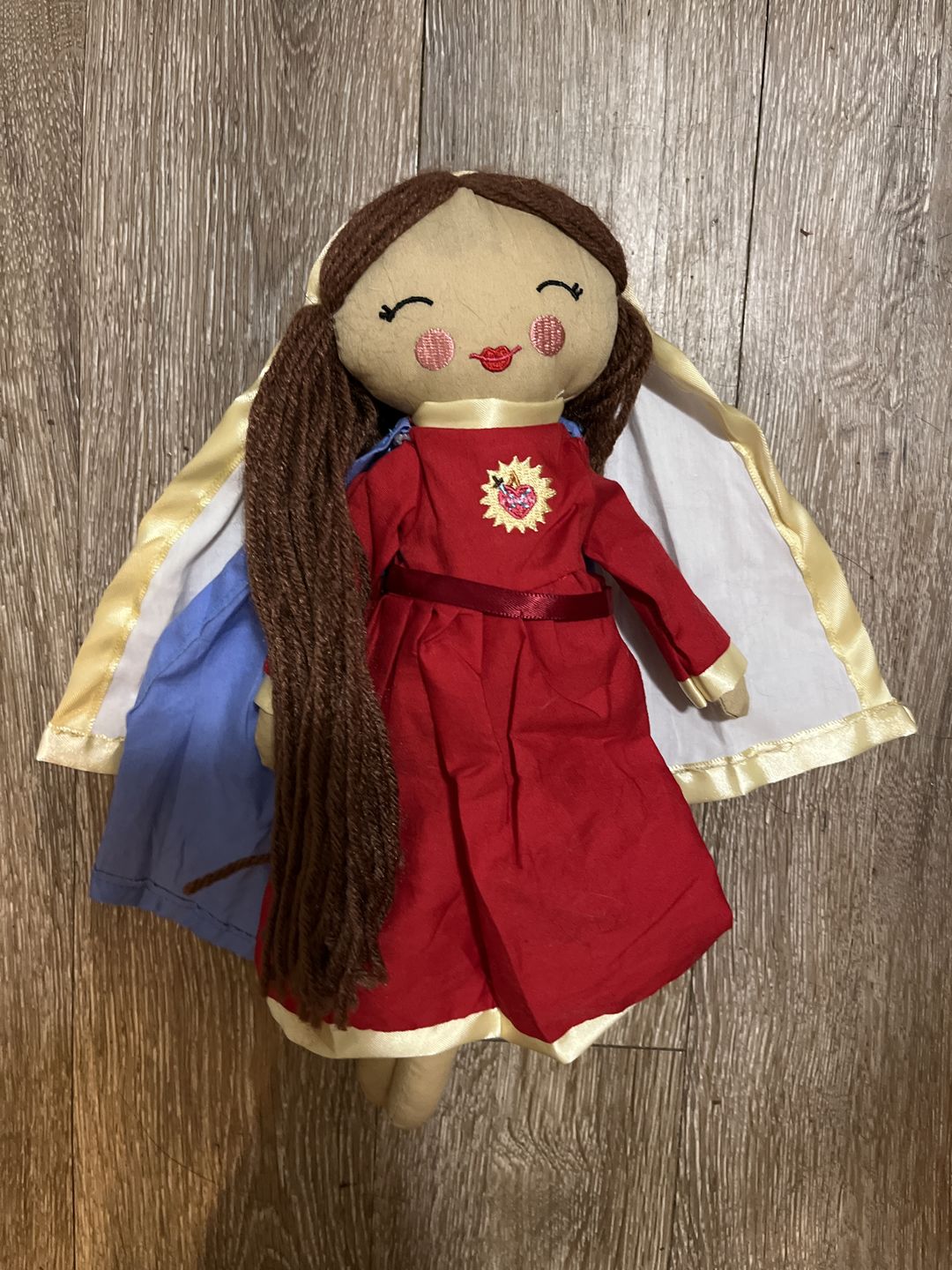 Customer photo review of Immaculate Heart of Mary Rag Doll