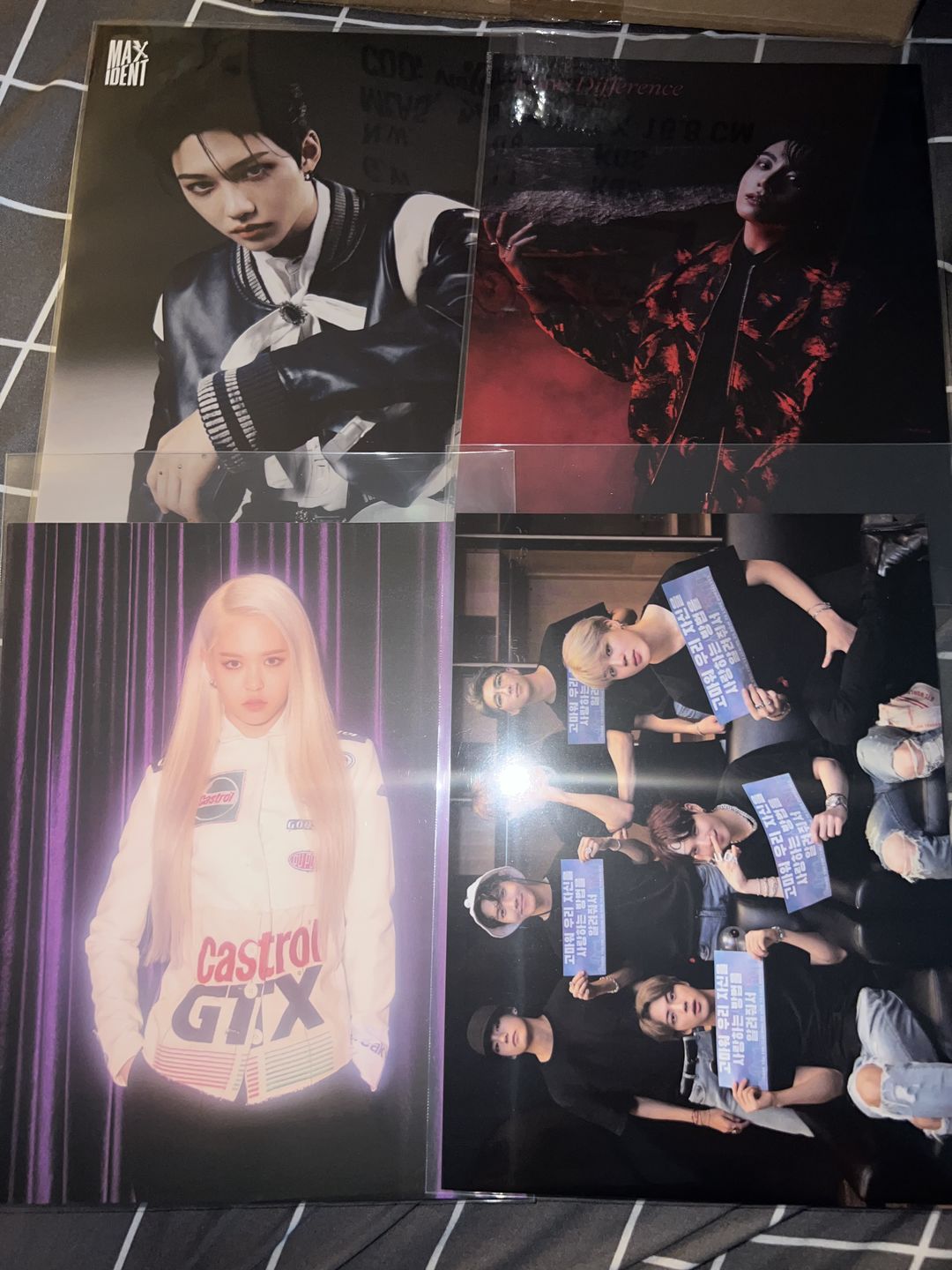 Customer photo review of PREMIUM POSTCARD SLEEVES - INDIGO VERSION (154x213MM)