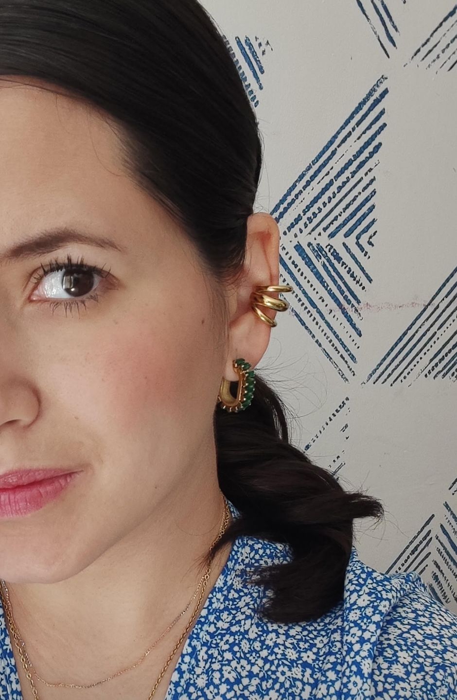Customer photo review of Aretes Bling