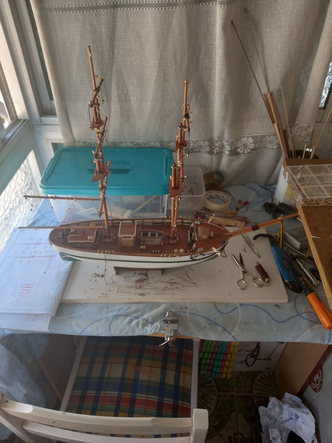 Customer photo review of Maqueta Barco Aurora
