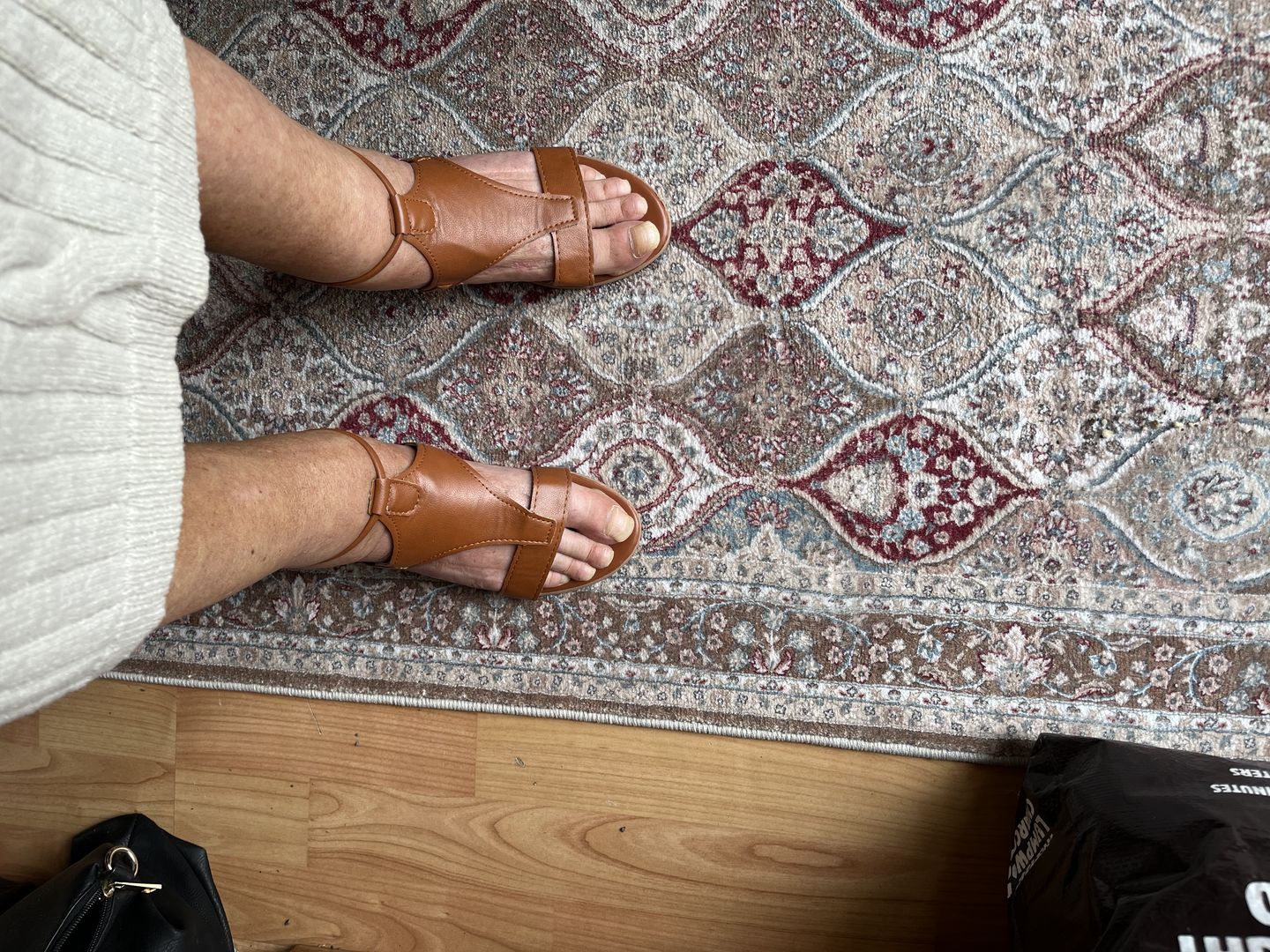 Customer photo review of Orthopaedic Leather Sandals- MarleyShoes™