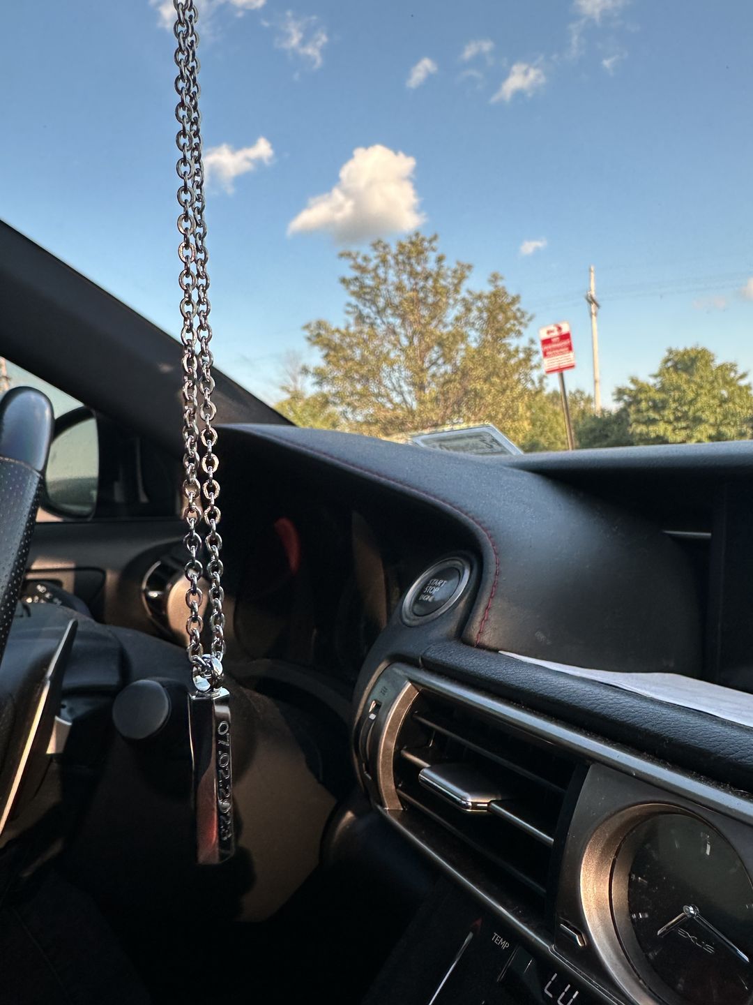 Customer photo review of Modern Urn Pendant