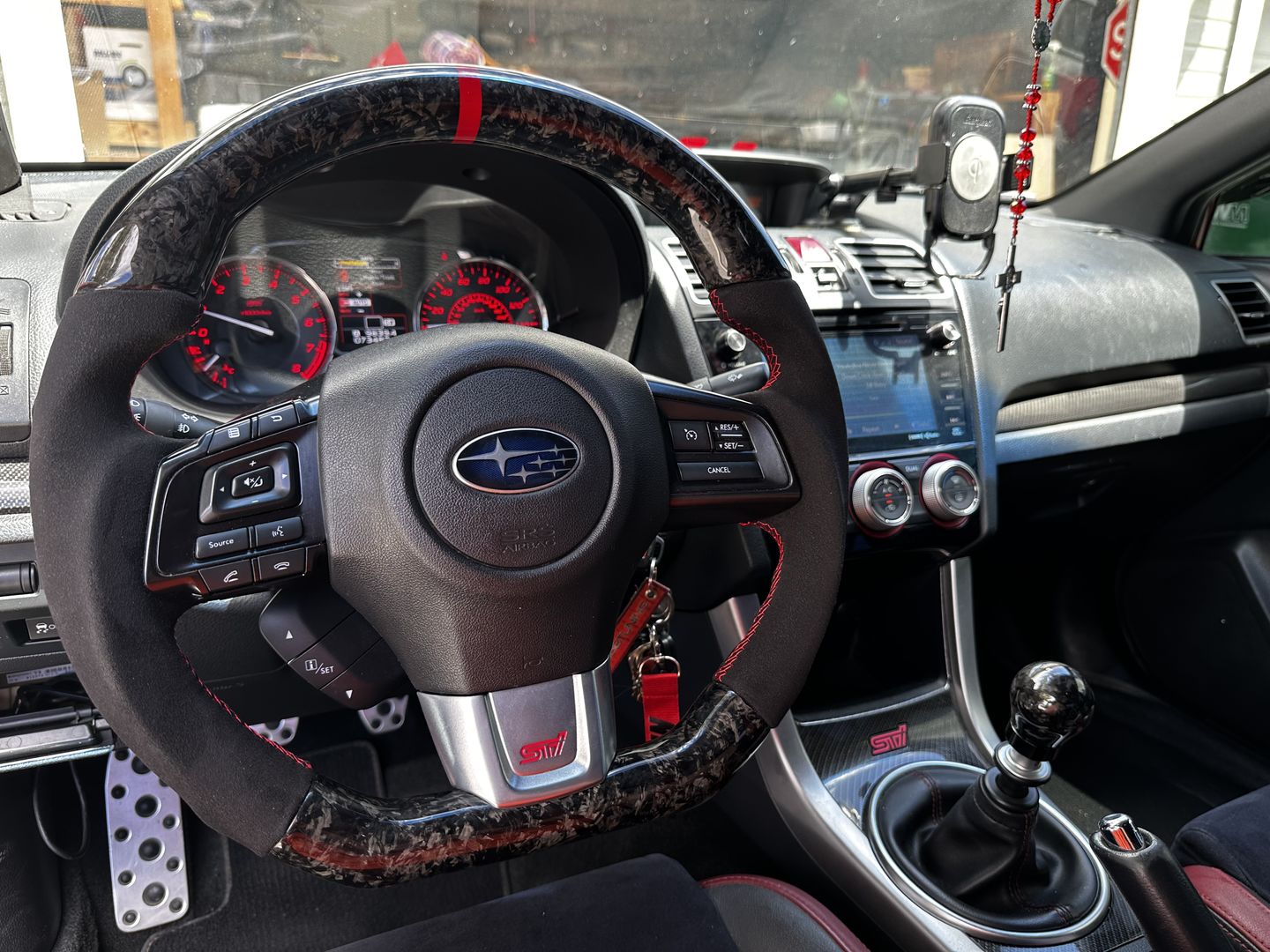Customer photo review of 2015-21 Carbon D-Shape Steering Wheel