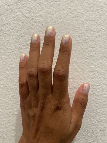 Customer photo review of Shimmer Nail Color Collection