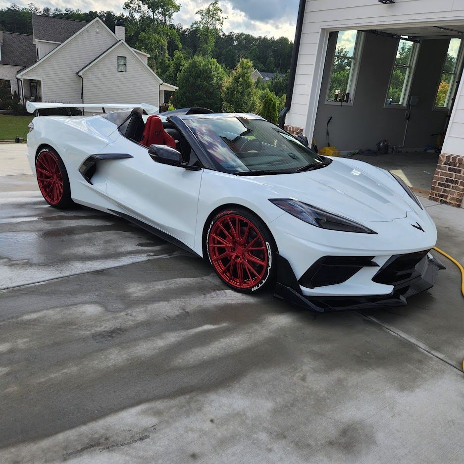 Customer photo review of Corvette C8 EOS Performance Track Edition Front Splitter Lip