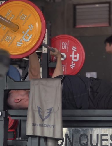 Customer photo review of Antibacterial Gym Towel: Urban Army Green