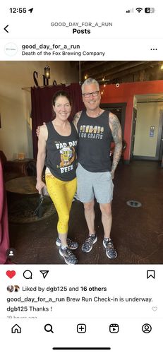 Customer photo review of Beer With Foam Print Women's Capri Leggings
