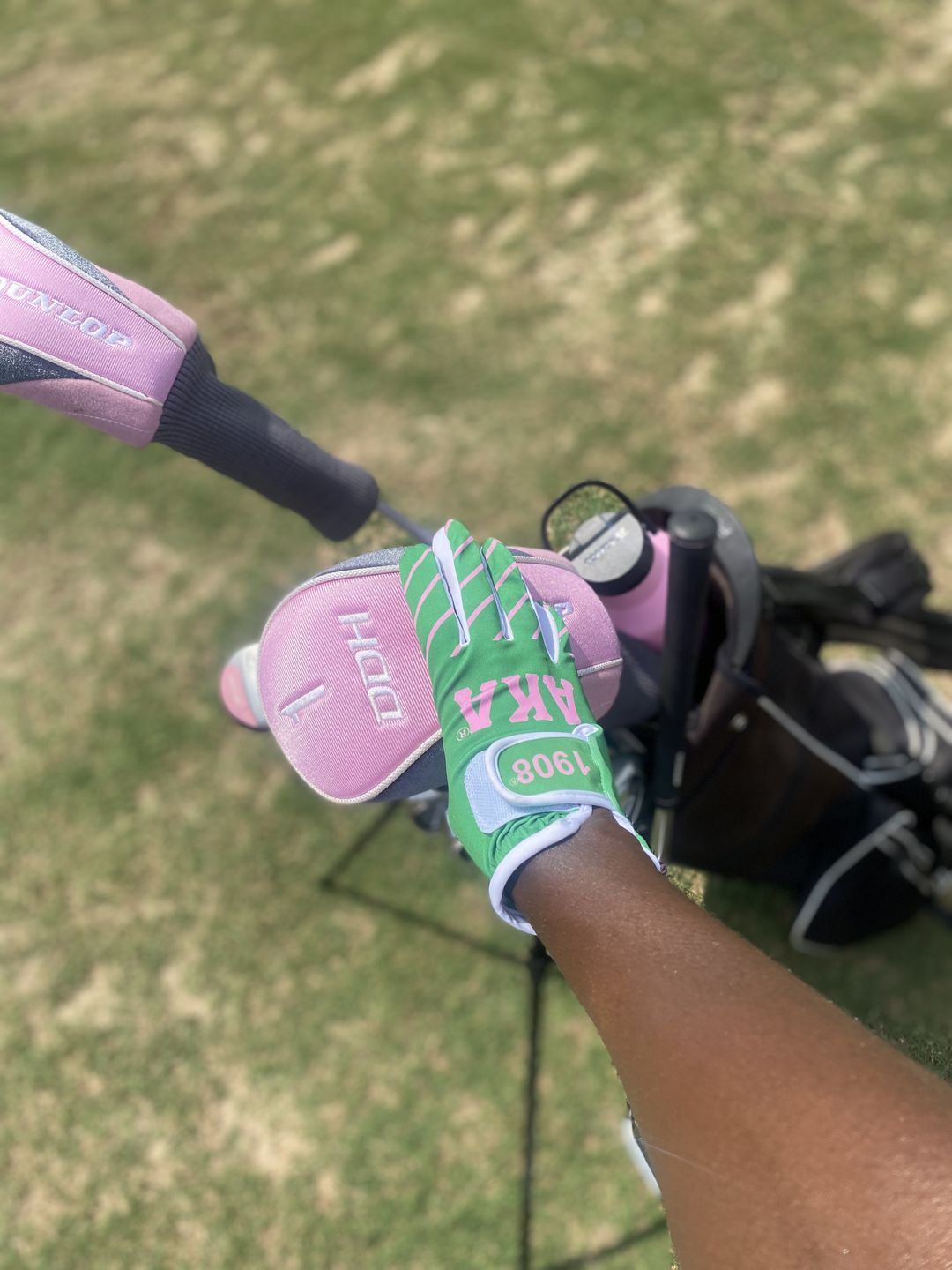 Customer photo review of AKA GOLF GLOVES