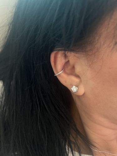 Customer photo review of PACK : 2 piercings Sara