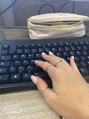 Customer photo review of Braided Ring - Silver
