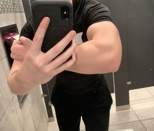 Customer photo review of Dark Knight Compression Shirt