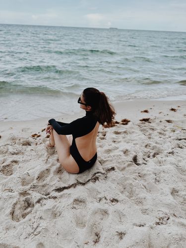 Customer photo review of Luna Long Sleeve Swimwear