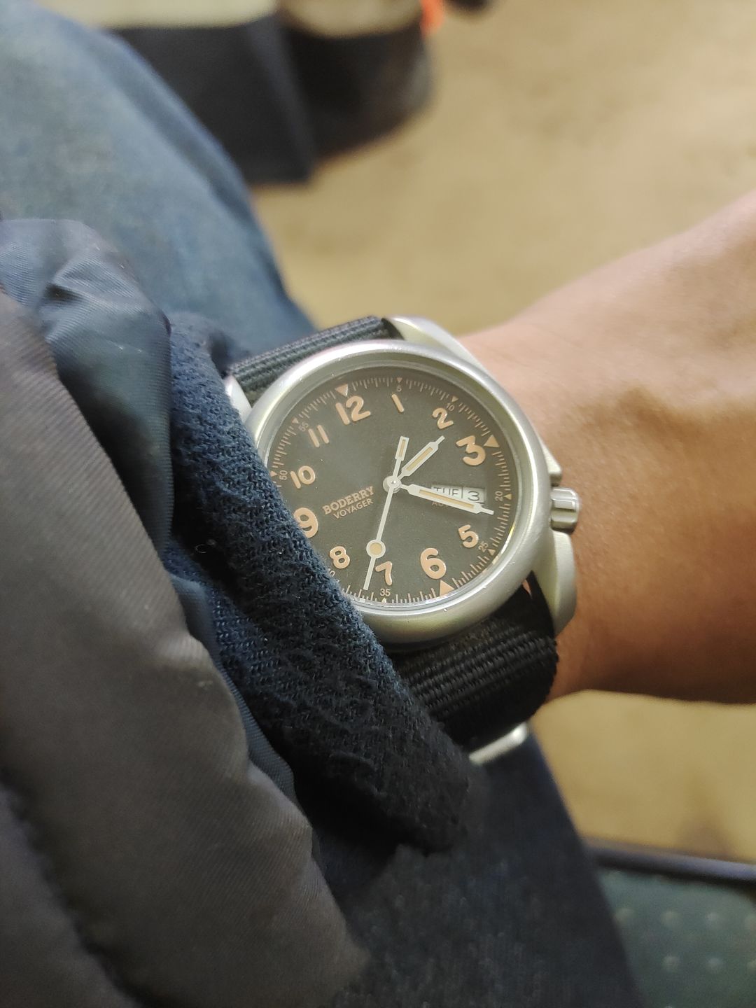 Customer photo review of 22mm Wide Nylon strap | Suitable for all watches with 22mm lug width