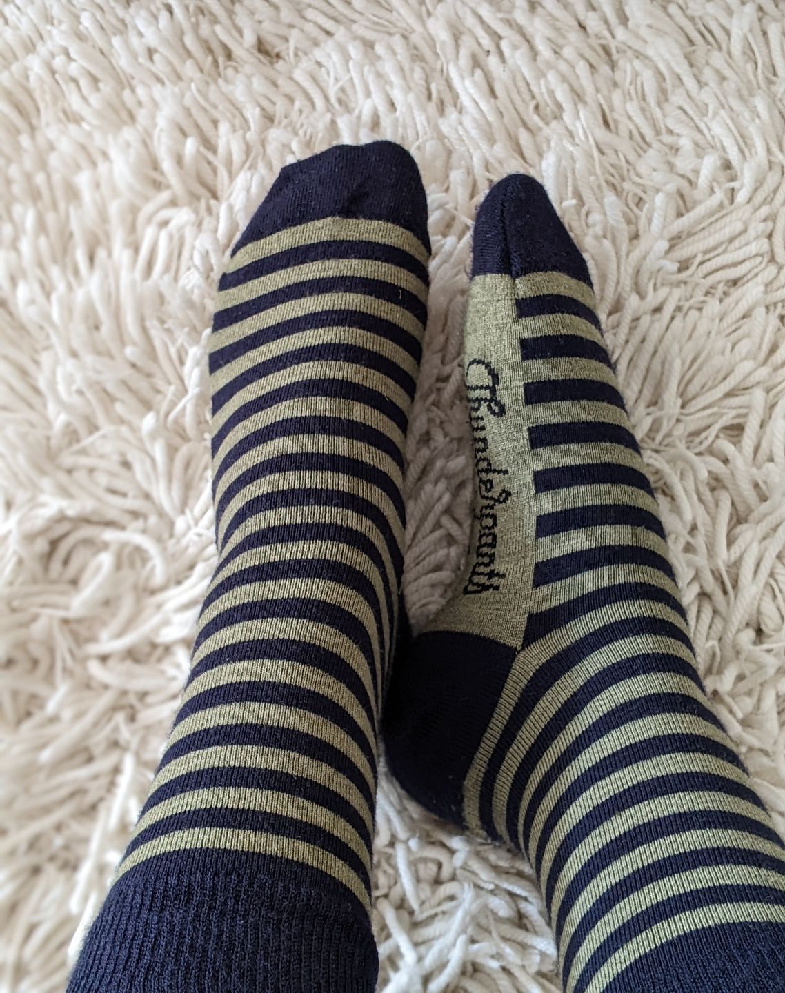 Customer photo review of Socks Mallow Stripe