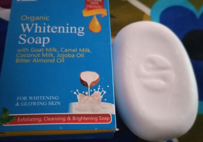 Customer photo review of Organic Whitening Soap