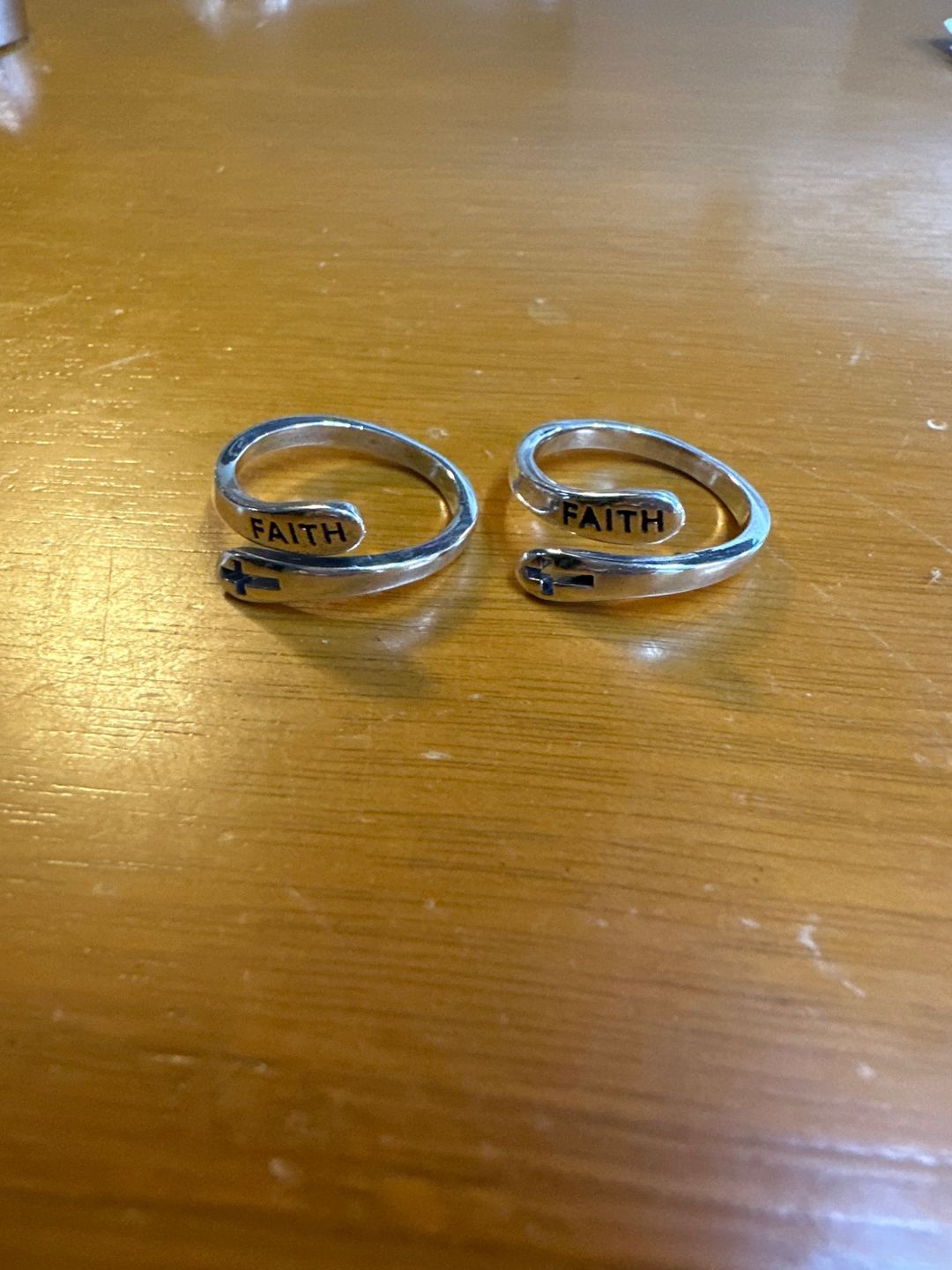 Customer photo review of "FAITH & CROSS" Ring in 925 Sterling Silver
