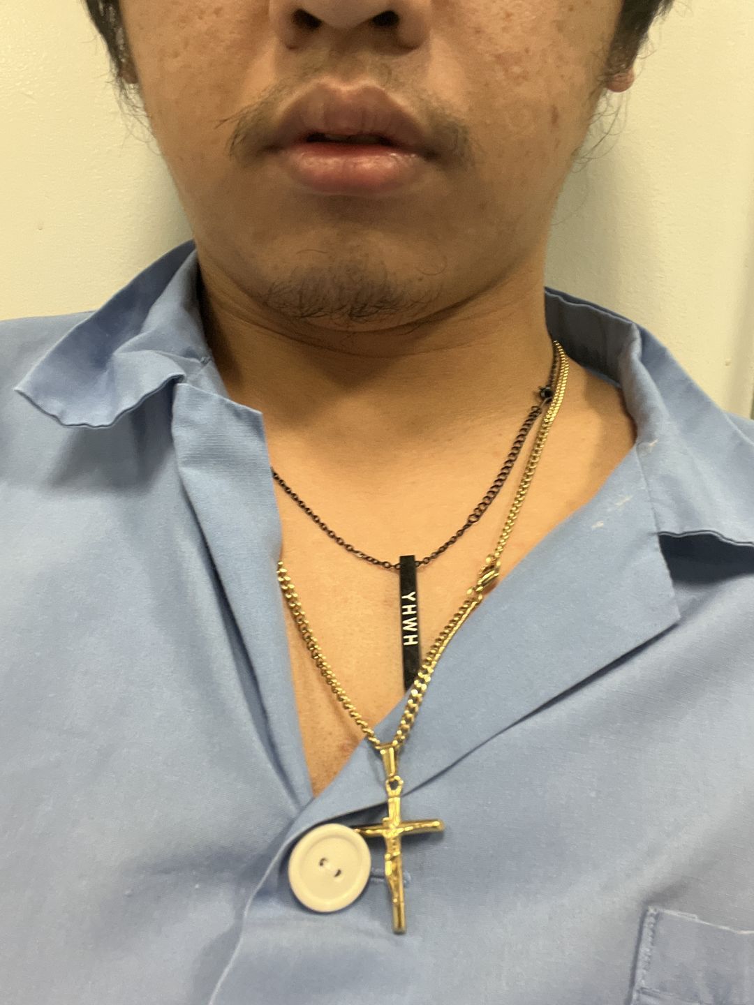 Customer photo review of Crucifix Cross Pendant