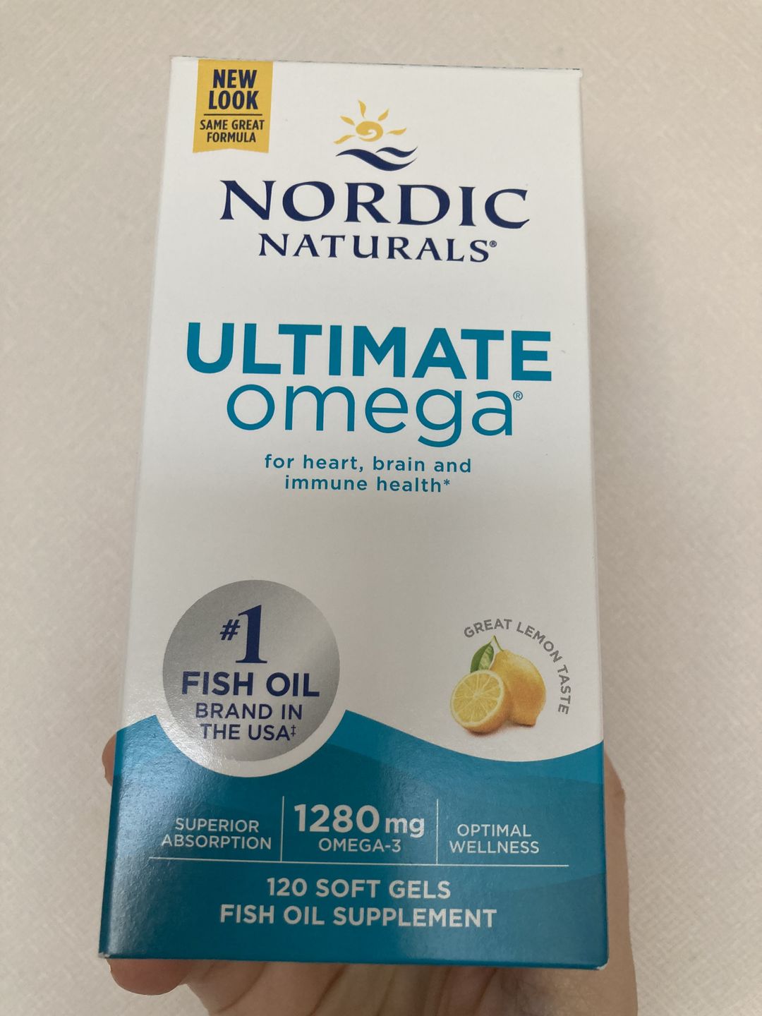 Customer photo review of Ultimate Omega-3 1.280 mg-120 softgel