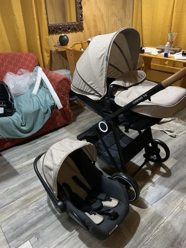 Customer photo review of Coche Travel System Cosmos Beige