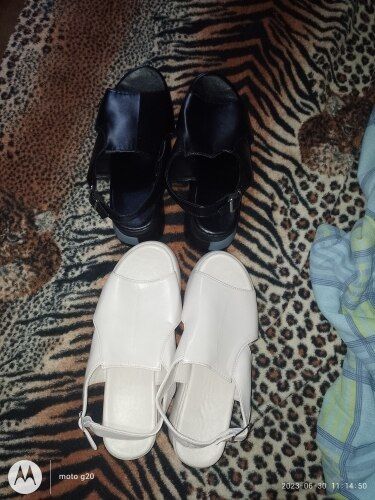 Customer photo review of Womens Summer Wedge Sandals Slippers