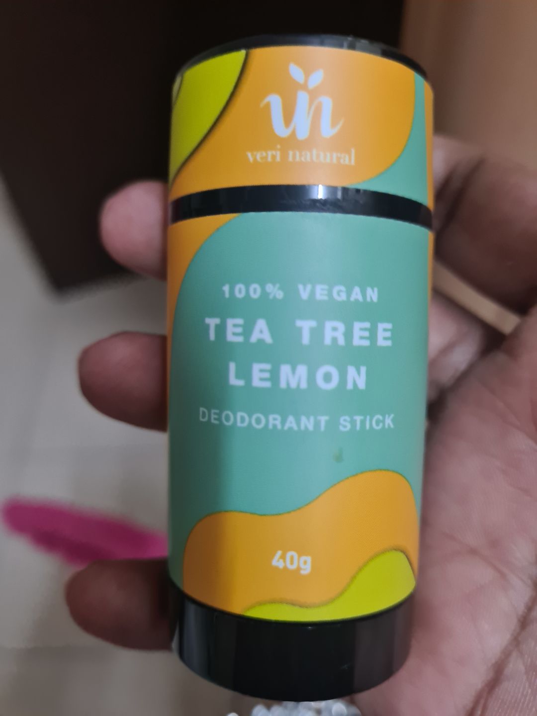Customer photo review of Veri Natural Deodorant Stick