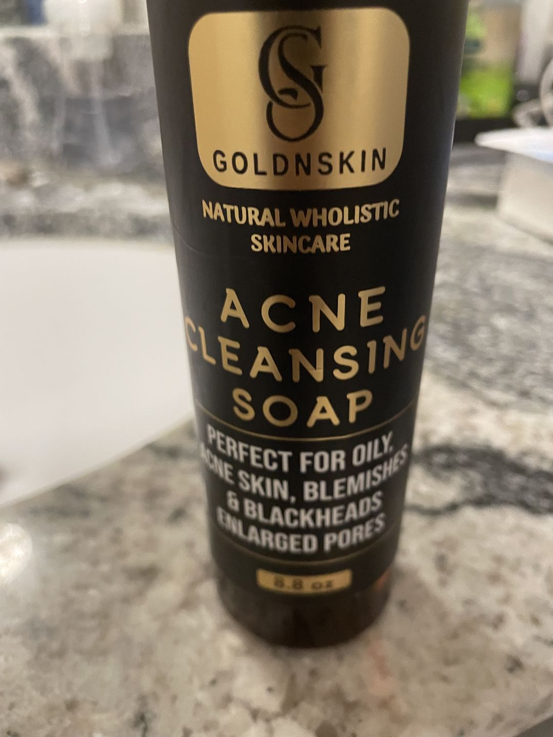 Customer photo review of Acne Cleansing soap