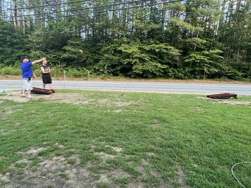 Customer photo review of 2023 Fire Assault Cornhole Bags - Set of 4