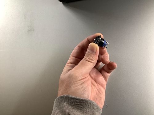 Customer photo review of 16mm Momentary Push Button Switch High Round Cap Waterproof High Flush Screw Terminals 1NO SPST
