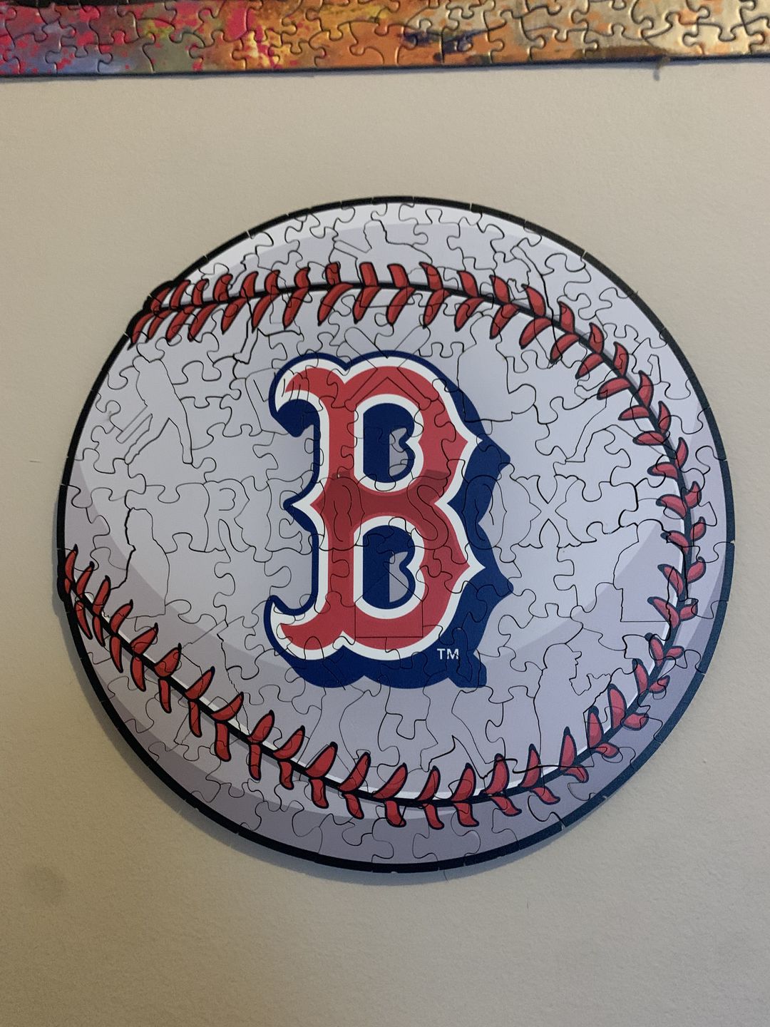 Customer photo review of Boston Red Sox® - Official Wooden Puzzle