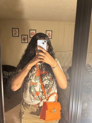 Customer photo review of Dunk Low Team Dark Green Orange DopeSkill T-Shirt Trippin Graphic