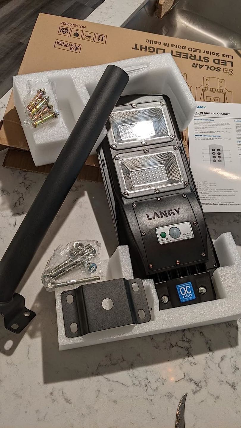 Customer photo review of Solar Green Light for Hunting Hogs Deer,Fish light -15,000lumens