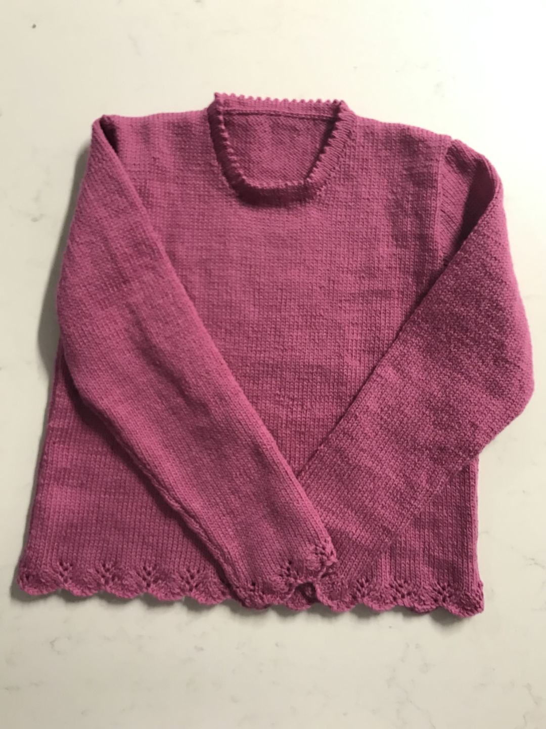 Customer photo review of Bluebell Merino 5 ply
