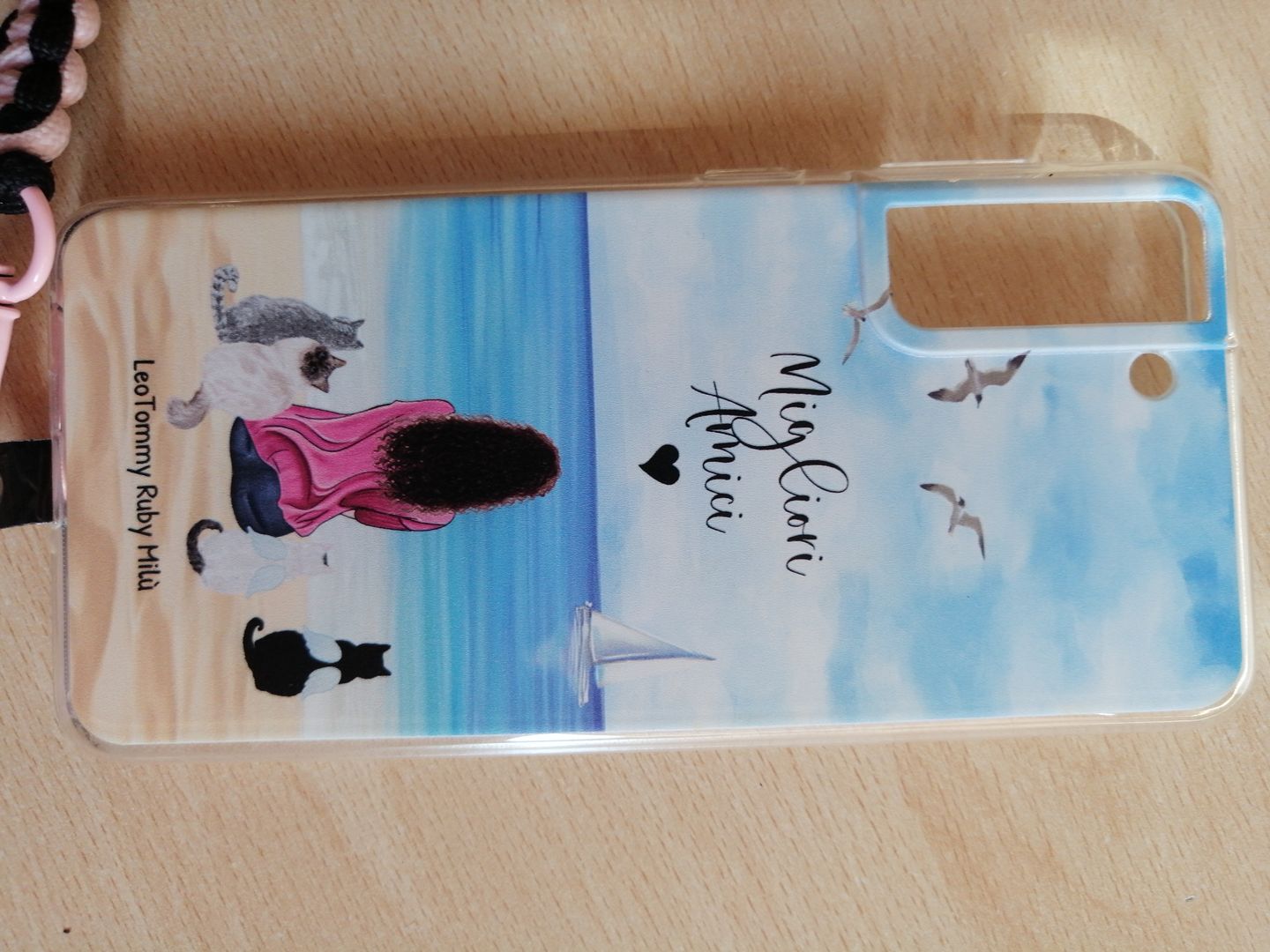 Customer photo review of Insieme al mio animale domestico – Custodia per il telefono personalizzata