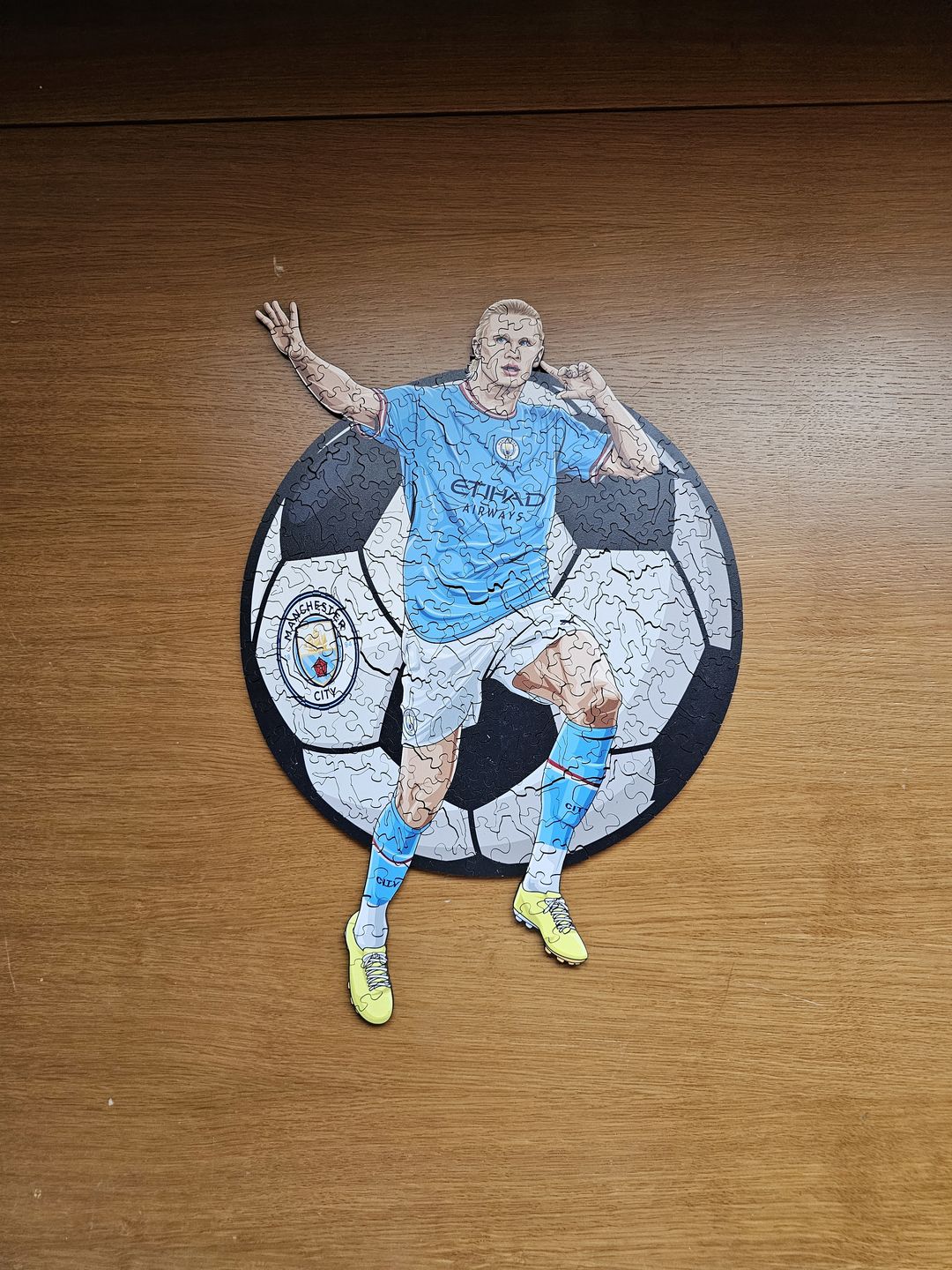 Customer photo review of Erling Haaland - Official Wooden Puzzle