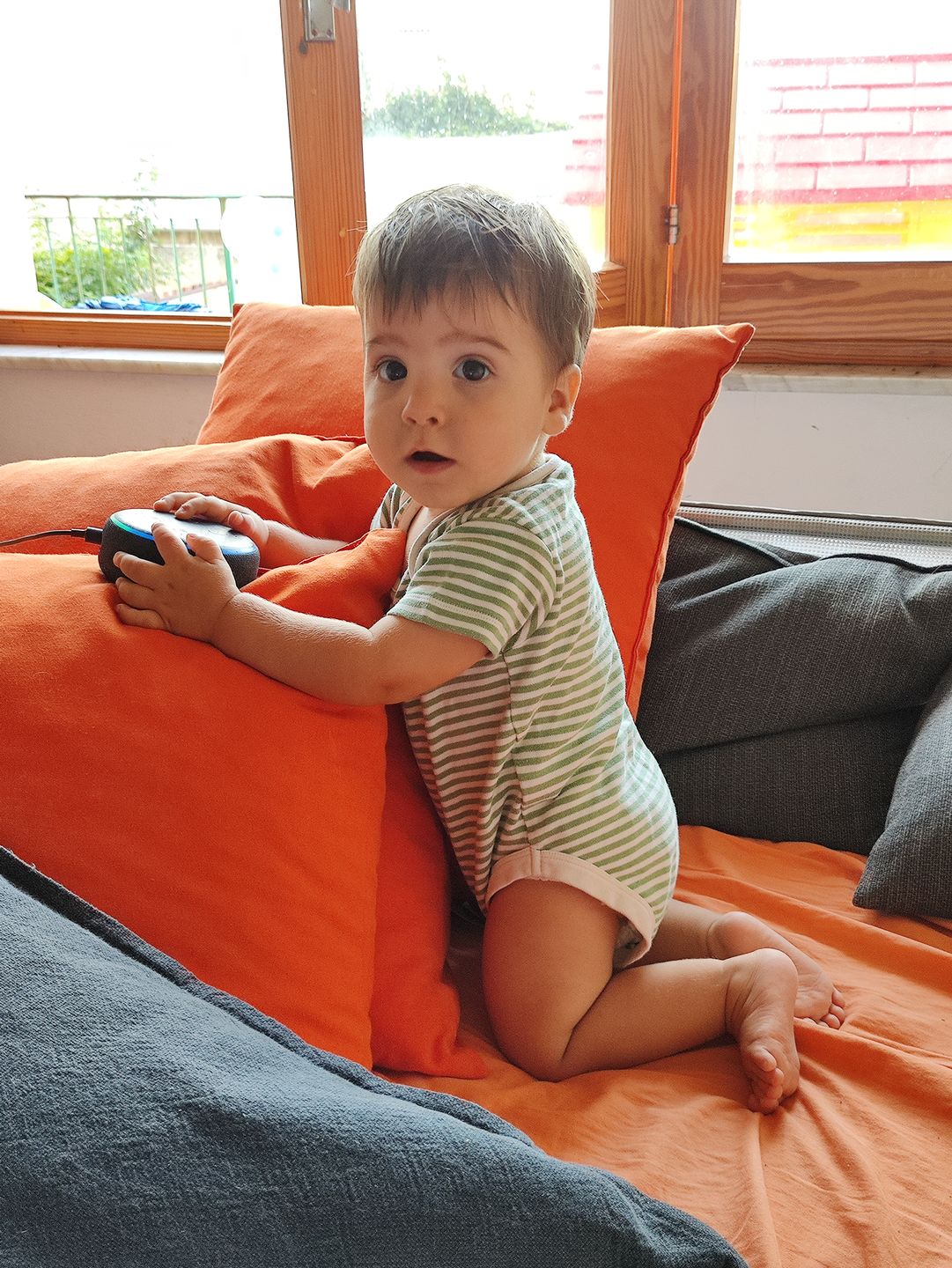 Customer photo review of Grow Your Own Organic Baby Bodysuit Set - 2 Pack