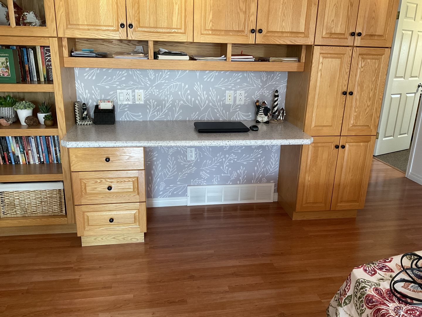 Customer photo review of Botanical Branches Wallpaper
