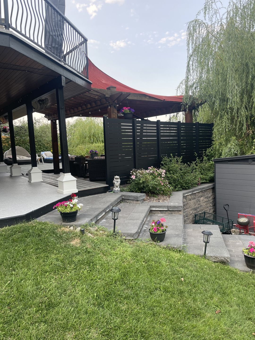 Customer photo review of Privacy Screen (Horizon)
