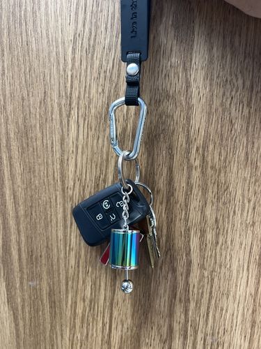 Customer photo review of Functional Shifter Keychain