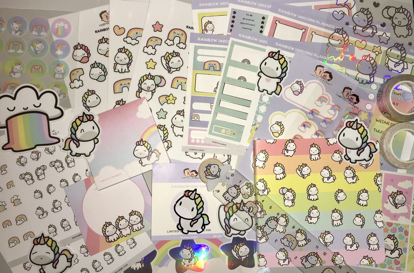 Customer photo review of Rainbow Unicorns Bundle