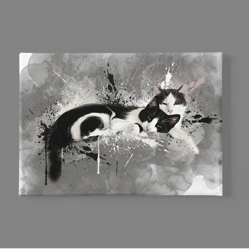 Customer photo review of Graffiti Pawtrait