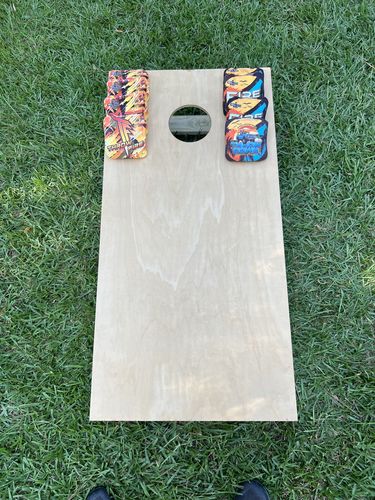Customer photo review of Throwdown Flame I Cornhole Bags - Set of 4
