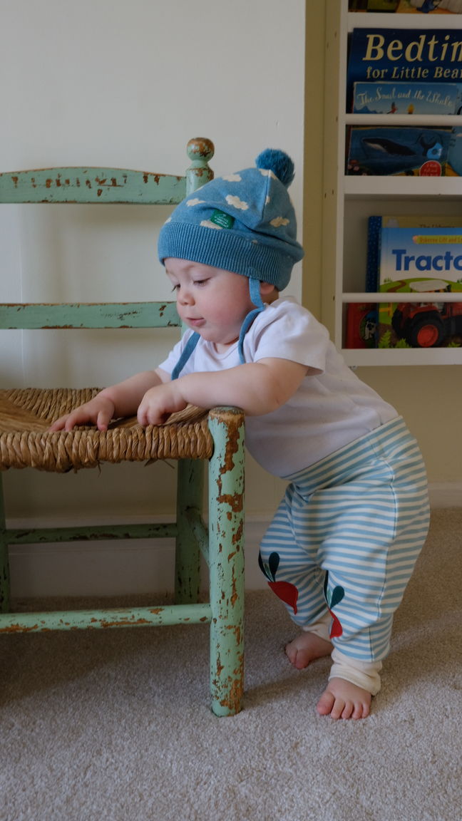 Customer photo review of Fluffy Cloud Knitted Hat