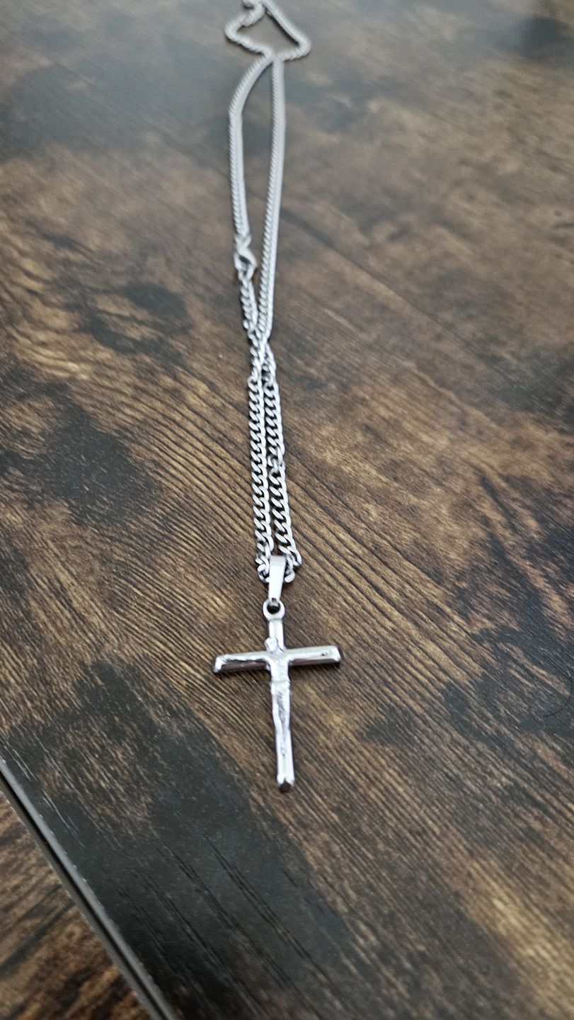 Customer photo review of Crucifix Cross Pendant