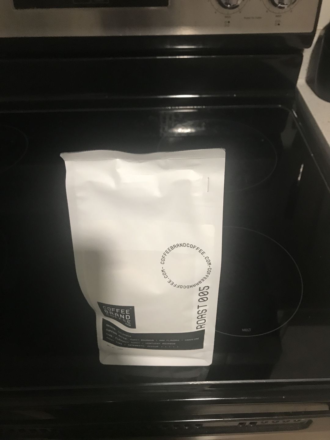 Customer photo review of Bourbon Flavored Coffee