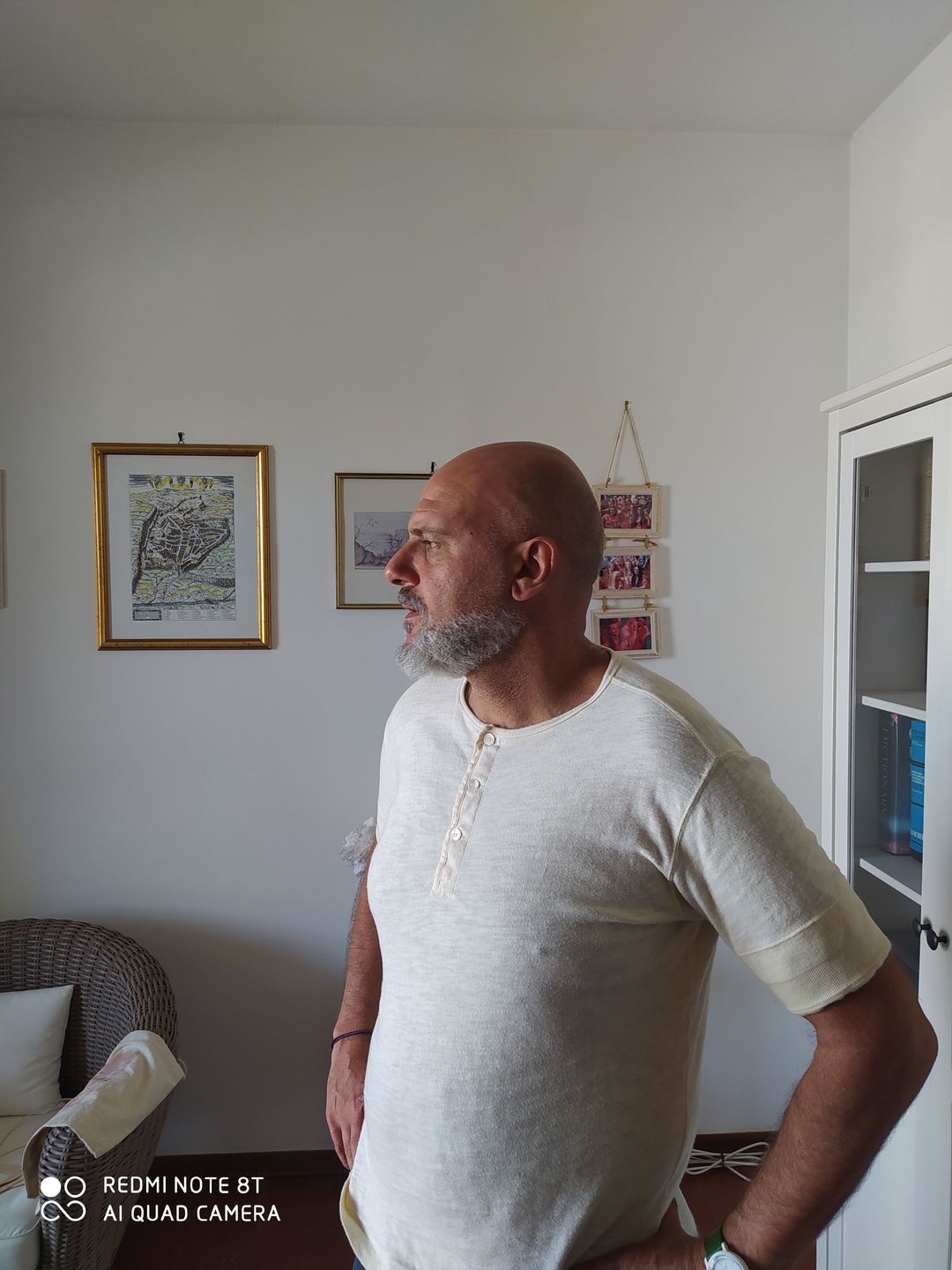 Customer photo review of 1890s Slub Cotton Henley T-Shirt