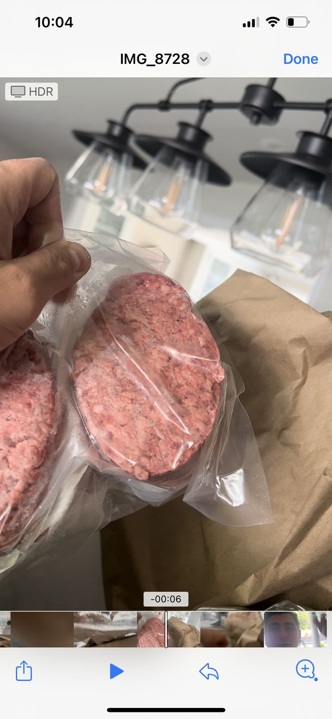 Customer photo review of Best Grass-Fed Burger Box