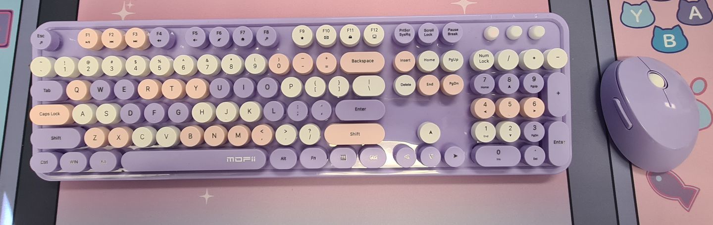 Customer photo review of Mofii Wireless Keyboard and Mouse Combo