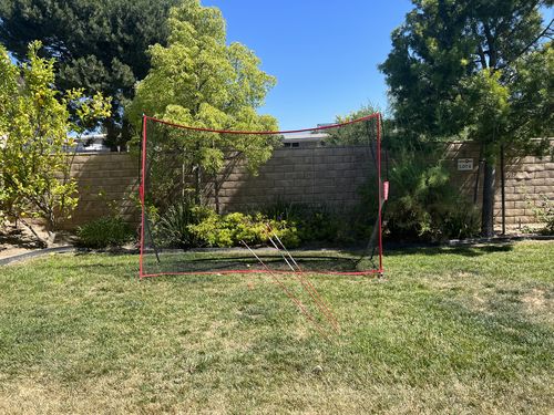 Customer photo review of Golf Net Pro 10x7 ft | Golf Hitting Net