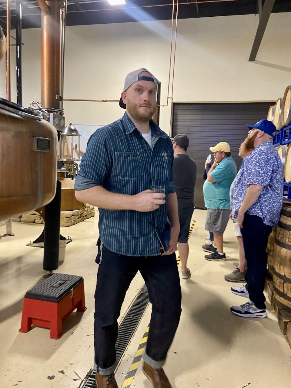 Customer photo review of 9 oz Wabash Vent Hole Work Shirt