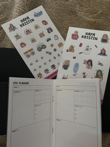Customer photo review of [GIFT]Kristin's Eye Planner